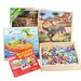 PUZZLE 3 IN 1 DIN LEMN IN CUTIE CU TEMATICA ? VEHICULE